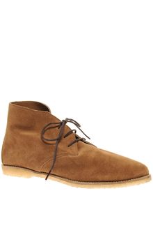 Asos Asos Abe Suede Lace Up Desert Boots - Lyst