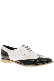 Asos Asos Marky Mono Leather Lace Up Brogue - Lyst