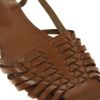 Asos Asos Mex Leather Woven Flat Shoe in Brown (tan) - Lyst