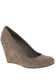 Asos Shoes Asos Scamp Suede Wedge Court Shoe - Lyst