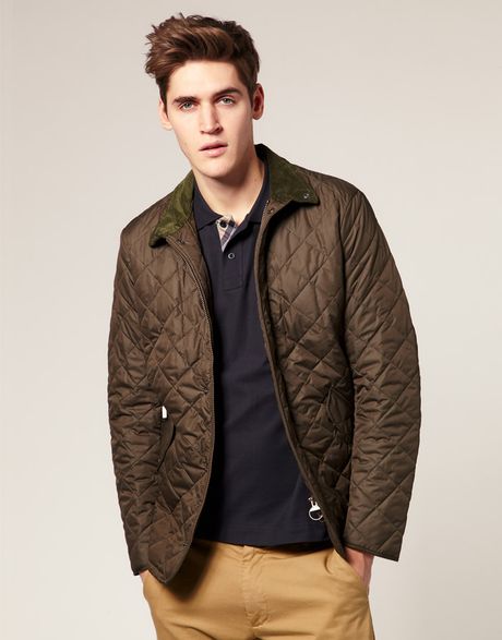 Barbour Chelsea Sports Quilt in Green for Men - Lyst