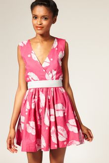 Choolips For Asos Choolips At Asos Sleeveless V-neck Dress - Lyst