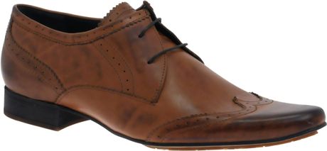 H By Hudson Ellington Brogue Shoes in Brown for Men (tan) - Lyst