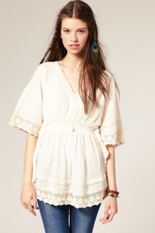 River Island Cheesecloth Kaftan - Lyst