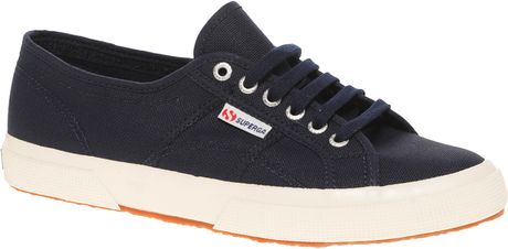 Superga Canvas Plimsolls in Blue for Men - Lyst