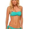 Vix Fiji Carmen Bandeau & Fiji Thick Tie in Blue (emerald) - Lyst