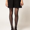 Wolford Bonny Dot Stay Ups in Black - Lyst
