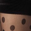 Wolford Bonny Dot Stay Ups in Black - Lyst