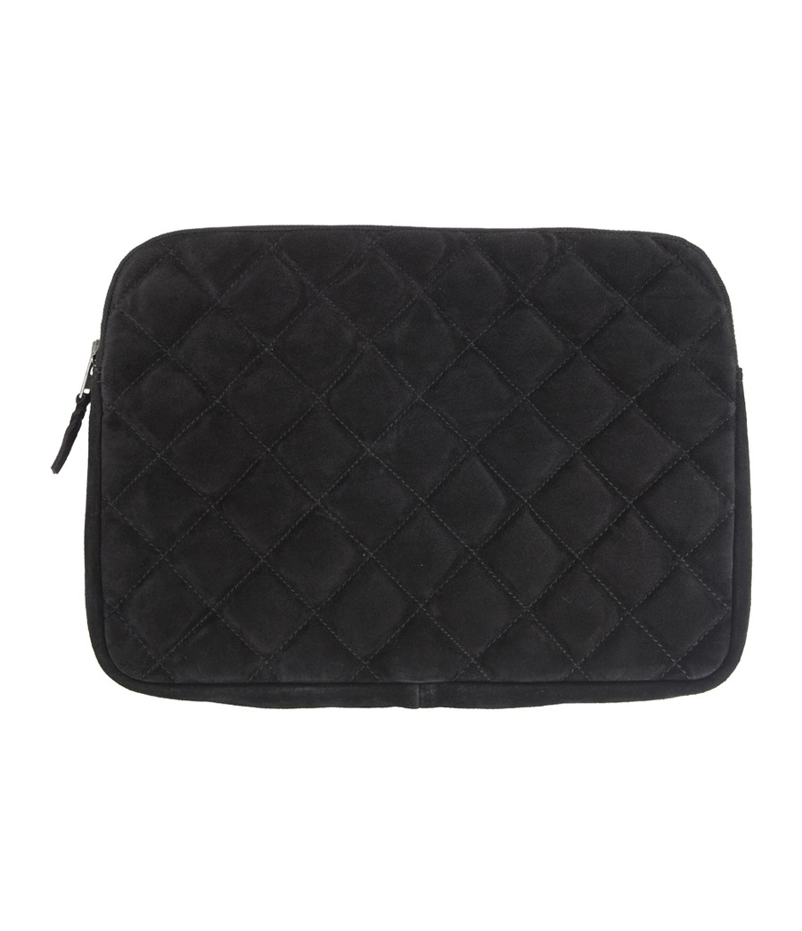 Allsaints Lexus Quilted Laptop Case in Black for Men (washed black) Lyst