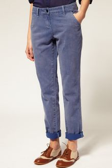 ASOS Collection Asos Purple Boyfriend Jeans - Lyst