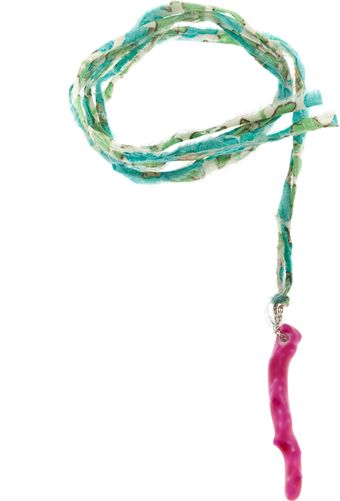 Aurelie Bidermann Enameled Coral Branch - Lyst