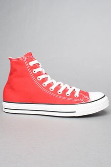 Converse The Chuck Taylor All Star Hi Sneaker in Red - Lyst