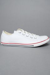 Converse The Chuck Taylor All Star Slim Lo Sneaker in White