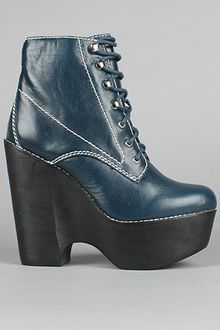 Jeffrey Campbell The Tardy Shoe in Distressed Blue and Black - Lyst