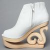 Jeffrey Campbell The Skate Shoe in White Leather in White - Lyst