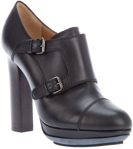 Lanvin Platform Shoe Boot in Black - Lyst