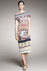 Mary Katrantzou Off-the-shoulder Knit Dress