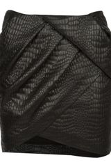 MSGM Pleat Front Tulip Mini Skirt