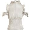 Rodarte X Opening Ceremony Crinkled Top in White (ivory) - Lyst