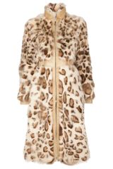 Valentino Fox Fur and Leather Coat