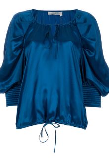 Yves Saint Laurent Silk Top - Lyst
