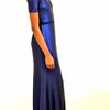 Peter Som Matte Sequin Gown in Blue (navy) - Lyst