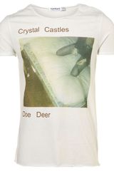 Topman White Crystal Castles Crew