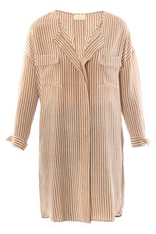 Forte Forte Striped Silk Tunic - Lyst