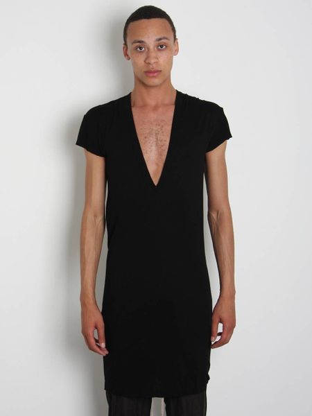 rick owens v neck shirt