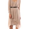Chloé Double Layer Dress in Beige (nude) - Lyst