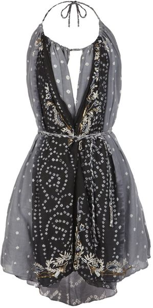 Allsaints Narnia Dress in Blue (bitter blue) - Lyst