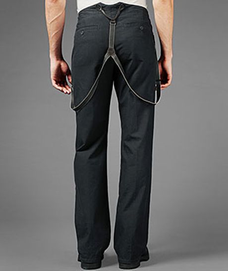 pinstripe pants with suspenders