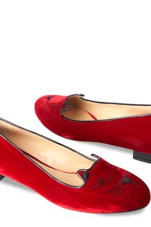 Charlotte Olympia Kitty Flat - Lyst