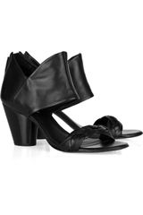 Elizabeth And James Cutout Leather Sandals