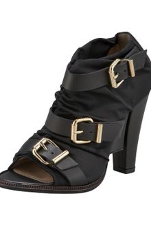 Fendi Buckled Bootie - Lyst