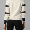 Gryphon Slash Crew Neck Jumper in White (ivory) - Lyst