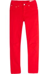 Rag & Bone Capri Skinny Jean - Crimson