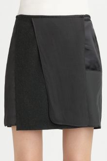 Reed Krakoff Silk and Wool Wrap Skirt - Lyst