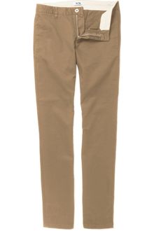 Acne Roc Slim-fit Cotton-blend Chinos - Lyst