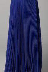 Alice + Olivia Shannon Pleated Long Skirt