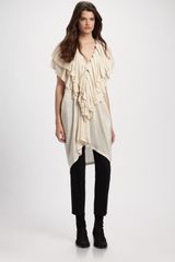 Ann Demeulemeester Cascade Ruffle Dress