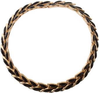 ASOS Collection Asos Statement Linked Leaves Collar - Lyst