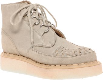 Asos George Cox For Asos Leather Creeper Ankle Boot - Lyst