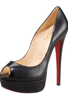 Christian Louboutin Lady Peep-toe Platform Pump - Lyst