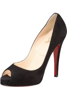 Christian Louboutin Peep-toe Platform Pump - Lyst
