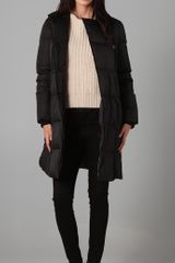DKNY Double Breasted Puffer Coat