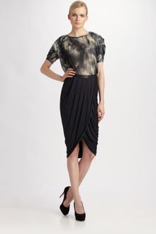 Doo. Ri Draped Shoulder Top - Lyst