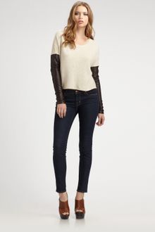 Elizabeth And James Mitch Two-tone Tee - Lyst