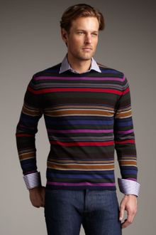 Etro Striped Wool Sweater - Lyst