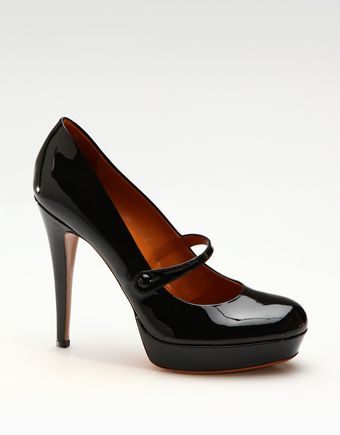 Gucci Betty Patent Leather Mary Jane Pumps - Lyst